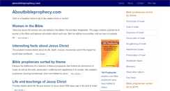 Desktop Screenshot of aboutbibleprophecy.com